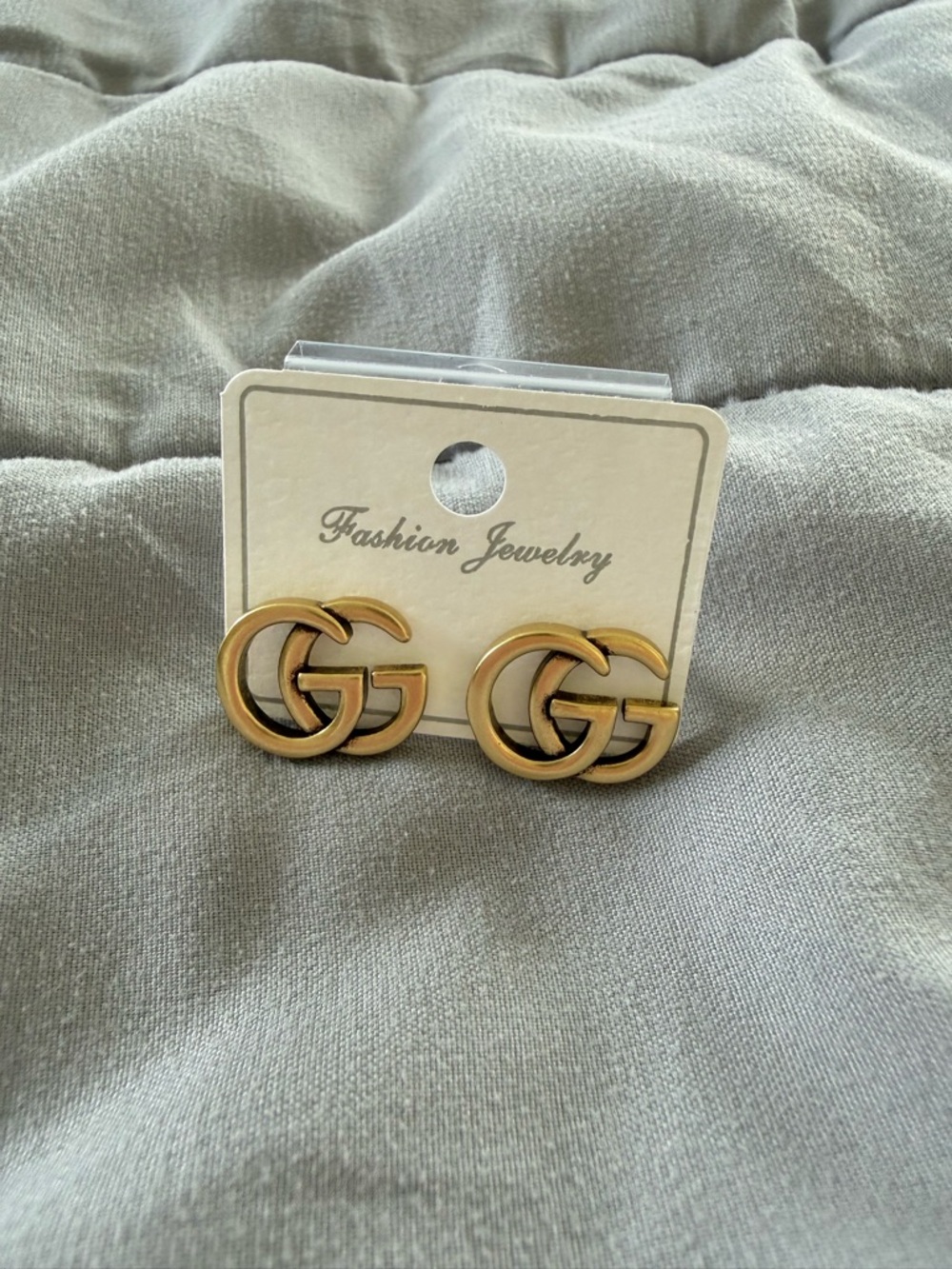 & Other Stories Gold Double G-Inspired Stud Earrings